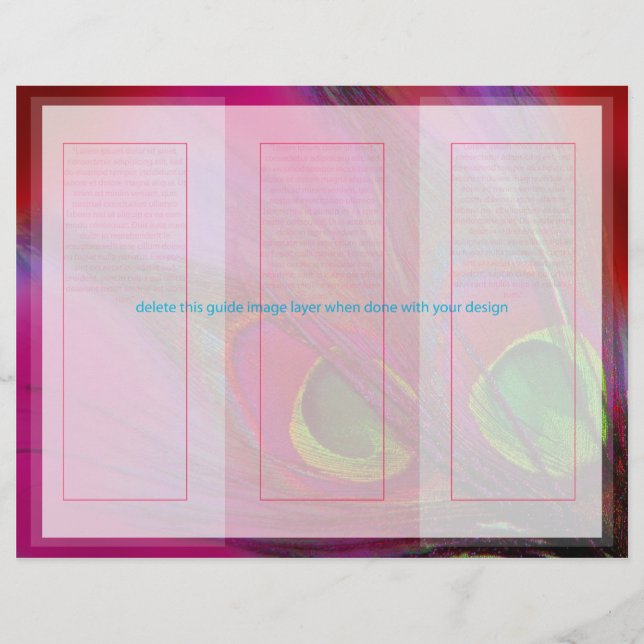 PixDezines Psychedelic Peacock, anpassa den! (Framsida)