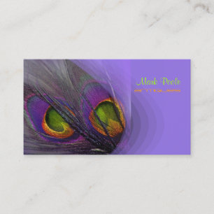PixDezines Psychedelic Peacock, anpassa den! Visitkort