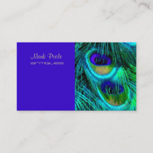 PixDezines Psychedelic Peacock, anpassa den! Visitkort