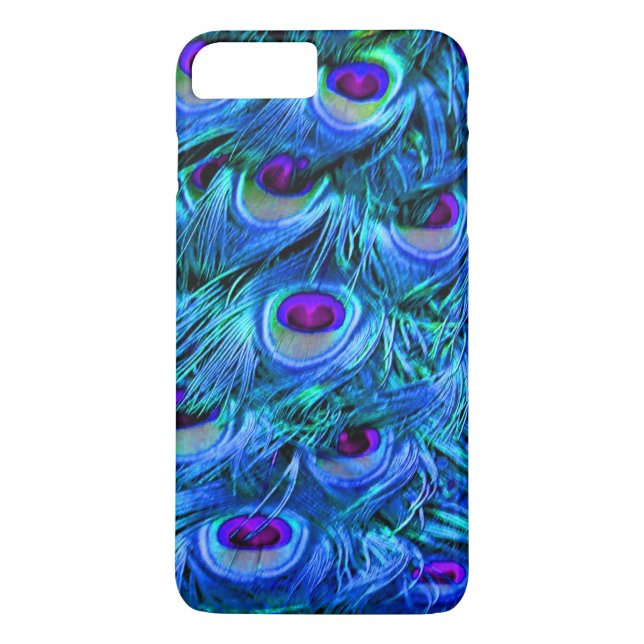PixDezines Psychedelic Peacock Case-Mate iPhone Skal (Baksida)