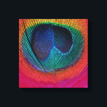PixDezines Psychedelic Peacock, shock rosa, canvas<br><div class="desc">PixDezines psychedelic-shock rosa accent,  på canvas. Efter popkonst,  infunderad med intensiv grönt,  fuschia,  aqua och hallon. Copyright © 2011 PixDezines.com™ och PixDezines™ på zazzle.com</div>
