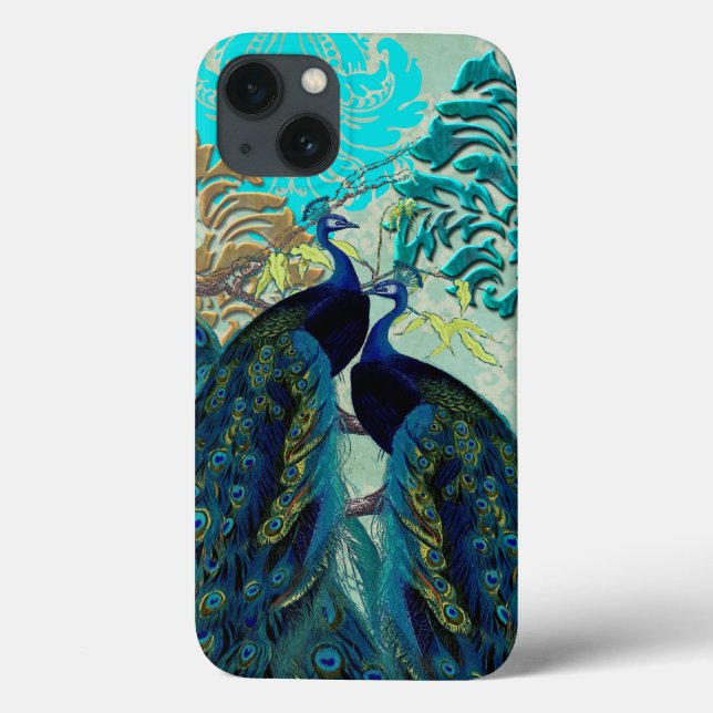 PixDezines Psychedelic Peacocks+Damask (Baksida)