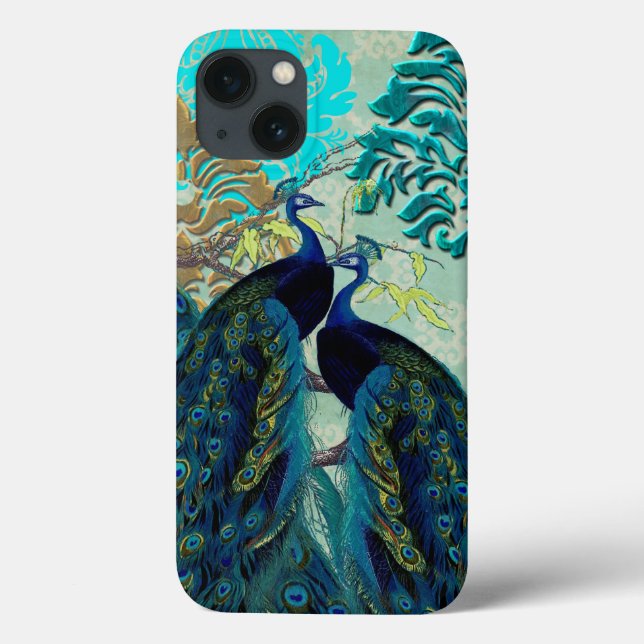 PixDezines Psychedelic Peacocks+Damask (Baksida)