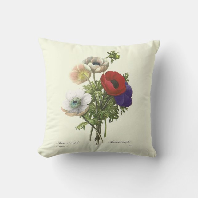 PixDezines redoute anemones Kudde (Framsida)
