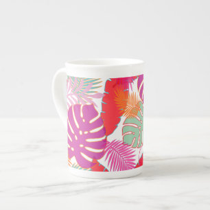 PixDezines-regnskog/DIY-bakgrund färg Benporslin Mugg