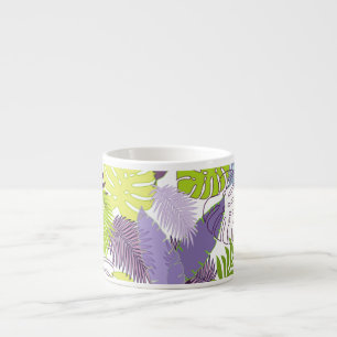 PixDezines regnskog/DIY bakgrundsfärg Espressomugg