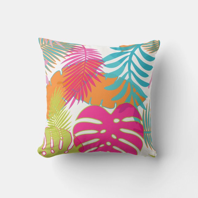 PixDezines regnskog/monstera/bakgrund skapad med D Kudde (Framsida)