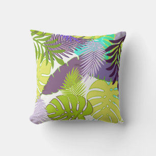 PixDezines-regnskog/monstera/dyy-bakgrund Kudde