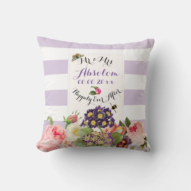PixDezines renoute primrose/vintage-chic Kudde (Framsida)