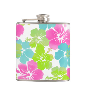 PixDezines retro hibiskus Fickplunta