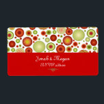 PixDezines Retro-julprydnader/DIY-bcknd Fraktsedel<br><div class="desc">PixDezines retro christmas ornaments christmas-etiketter med DIY-bakgrund trim färg. Om du vill se en ny skuggning klickar du >> på "anpassa den" och går sedan till "redigera" där och väljer "bakgrund" om du vill se ett färg-diagram.com™ och PixDezines™ på zazzle.</div>