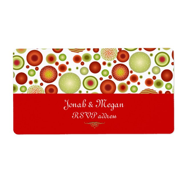 PixDezines Retro-julprydnader/DIY-bcknd Fraktsedel (Framsidan)