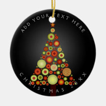 PixDezines Retro-julprydnader Träd