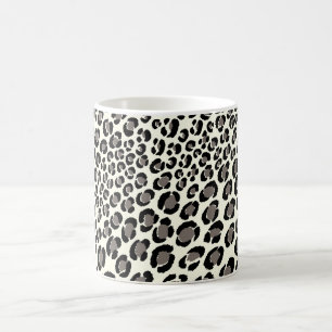 PixDezines Retro Leopard/Dekorativ bakgrundsfärg! Kaffemugg