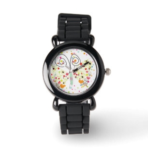 PixDezines-retrobutterflies Armbandsur