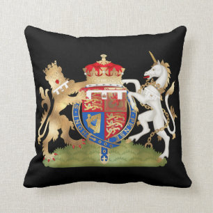 PixDezines Richard Lejonhjärta/Windsor Crest Kudde