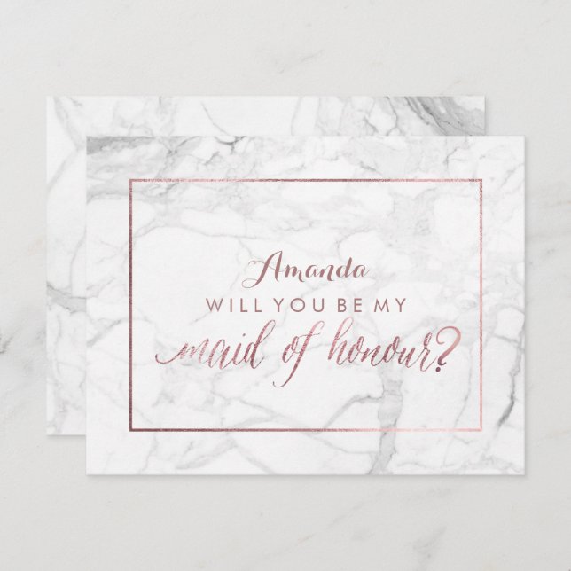 PixDezines Ro Guld kommer att bli min mamma. Inbjudningar (Fram/baksida)