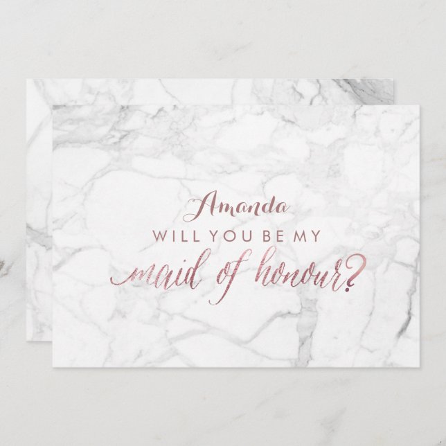 PixDezines Ro Guld kommer att bli min mamma. Inbjudningar (Fram/baksida)