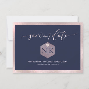 PixDezines  Rosa Modern Script DIY-bakgrund Spara Datumet