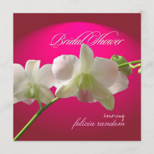 PixDezines Rosa orchid/möhippa Inbjudningar