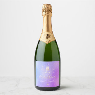 PixDezines Rosa Sparkling Vin Flutes+Bubbles Rehe