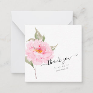 PixDezines Rosa Watercolor Garden Ro Note Card Anteckningskort