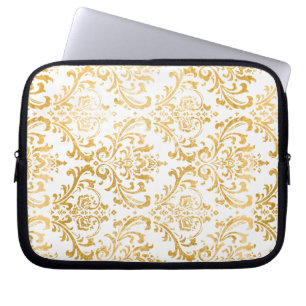 PixDezines rossi damask/faux guld Laptop Sleeve
