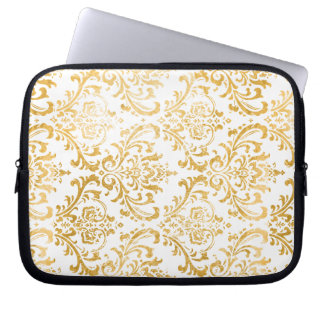 PixDezines rossi damask/faux guld Laptop Sleeve