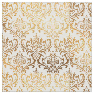 PixDezines Rossi Damask/Guld Tone Tyg