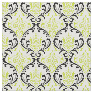 PixDezines Rossi Damask/Matcha Grön/Svart Tyg
