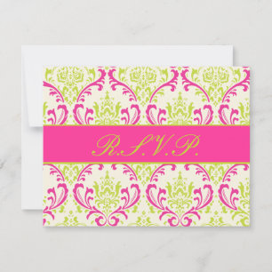 PixDezines Rossi Damask, OSA för 5 x 7 inbjudan