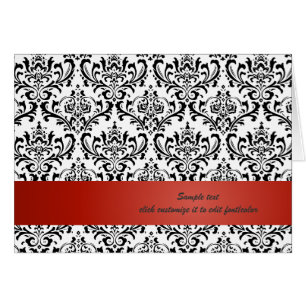 PixDezines Rossi Damask, Red/DIY-bakgrund färg OBS Kort