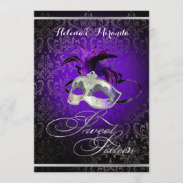 PixDezines Rossi Sweet 16 maskerad/DIY färg!! Inbjudningar