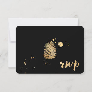 PixDezines rsvp bländade/guld/kottar/soaré OSA Kort