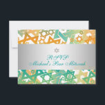 PixDezines rsvp mod stjärnor/bar mitzvah/orange te OSA Kort<br><div class="desc">PixDezines rsvp-kort gradient / mod davidstjärna i teal och orange,  bar mitzvah-samling.  Fullt anpassningsbar,  ändra bakgrundsfärg. 



com</div>