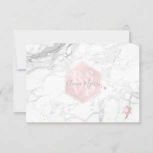 PixDezines RSVP Rosa Rosa Bikup Mitzvah ✡ OSA Kort