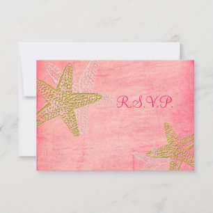 PixDezines RSVP, ROSA SJÄSTJÄRNA för 5x7 OSA Kort