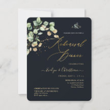PixDezines Rustic Dollar Eucalyptus Navy i Guld