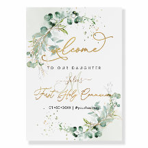 PixDezines Rustic Greenery Gum EucalyptusCommunion