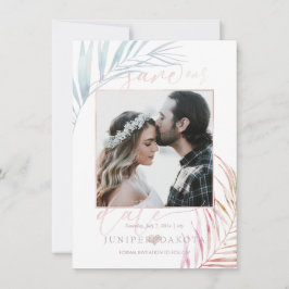 PixDezines SILVER PALMS Spara datumet