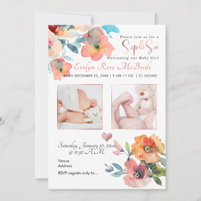 PixDezines SIP+SEE, VATTENFÄRGFLÖDEN Meddelande (Framsida)