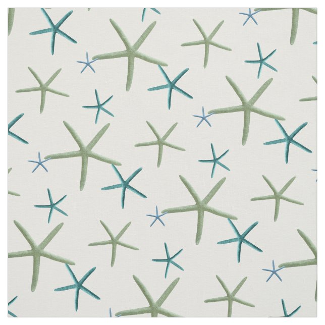 PixDezines sjöstjärna/Mint/Teal/Gör-det-själv-bakg Tyg (Provkarta)