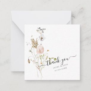 PixDezines Slut of Summer Vild Flowers Note Card Anteckningskort