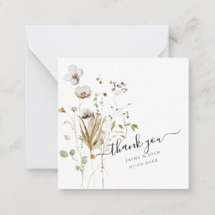 PixDezines Slut of Summer Vild Flowers Note Card Anteckningskort