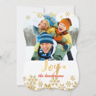 PixDezines snöflingor/guld//högtidskort Julkort