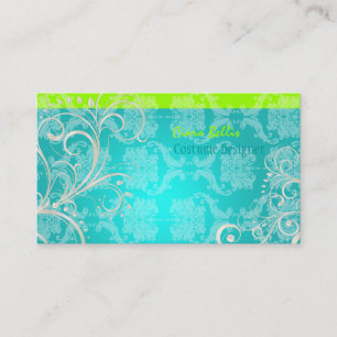 PixDezines Snyggt Pear Swirls Visitkort