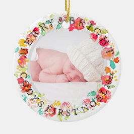 PixDezines sophie'yard Photo /DIY ram färg Julgransprydnad Keramik