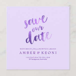 PixDezines Spara Date/Lilac/Lavender/DIY Backgroun Inbjudningar