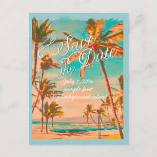 PixDezines/spara datum/vintage hawaii Meddelande Vykort