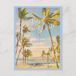 PixDezines/spara datum/vintage hawaii Meddelande Vykort